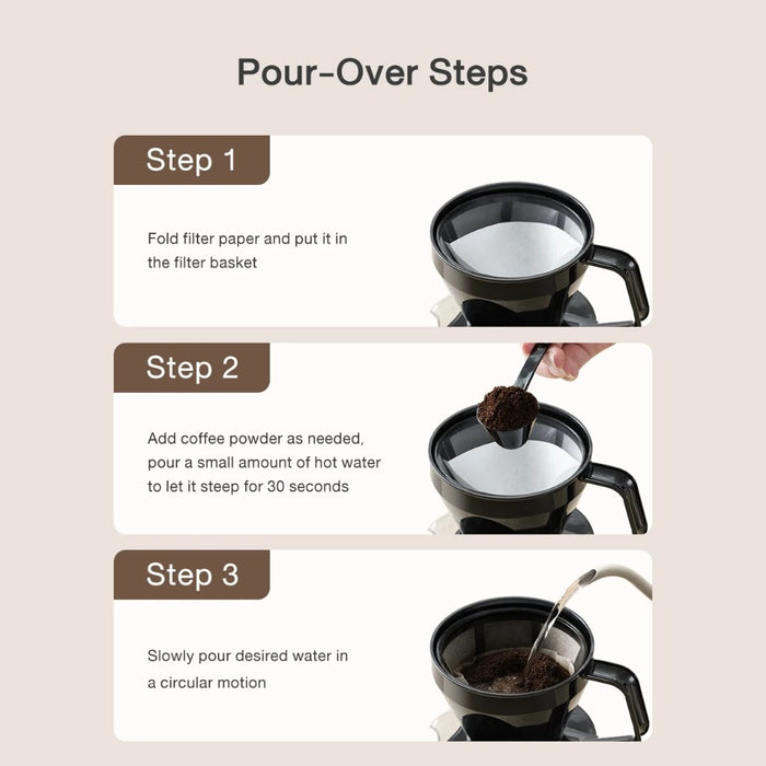 AMERICAN 2-IN-1 DRIP COFFEE MAKE