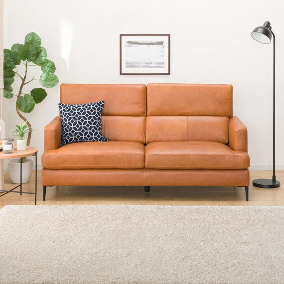 3P SOFA SATHERLA LEATHER-C2 BR