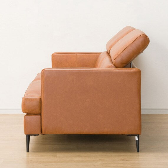 3P SOFA SATHERLA LEATHER-C2 BR