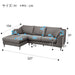 RIGHT ARM COUCH N-POCKET A15 DR-GY