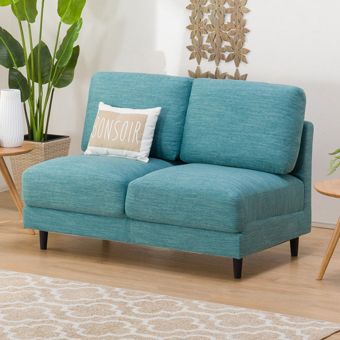 ARMLESS 2SEATER SOFA CA10 DR-TBL