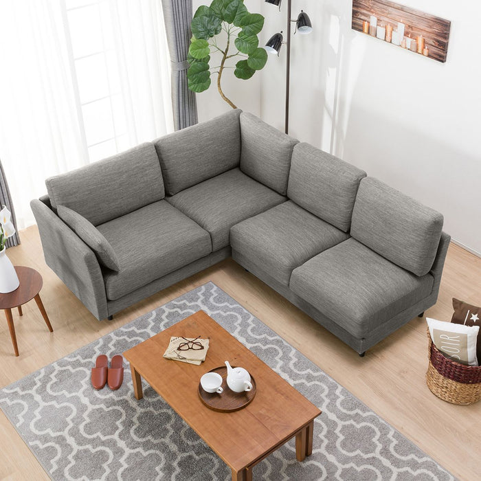 3人用布張りソファ(CA10 DR-GY) ☆お譲り先が決まりまし