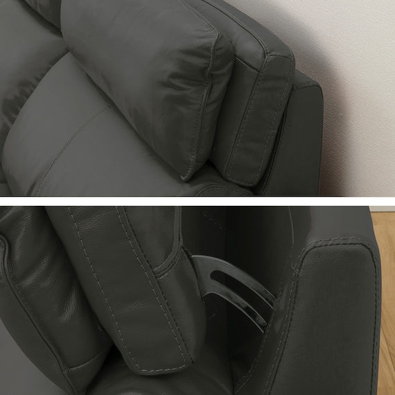3P LA-ELECTRIC SOFA CHERRYB SK GY
