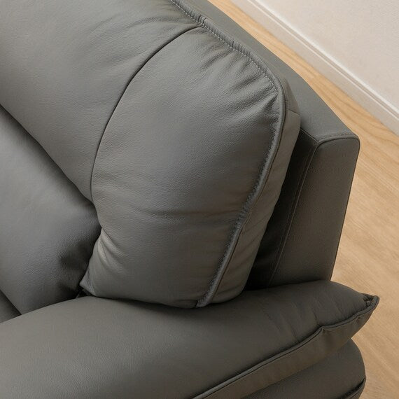 CORNER SOFA LOZO KD DGY LEATHER LC