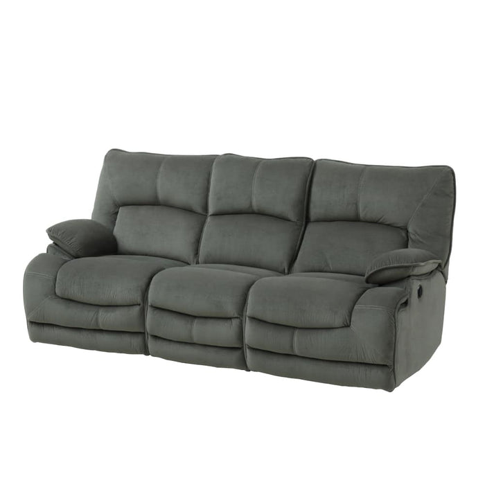 3-SEATER ELECTRIC FABRIC SOFA HIT GY 2CS