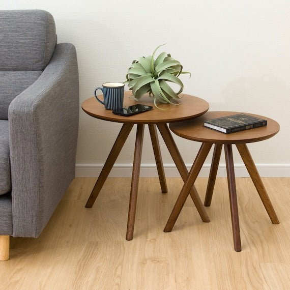 NEST TABLE OAK3 MBR (2PCS SET)