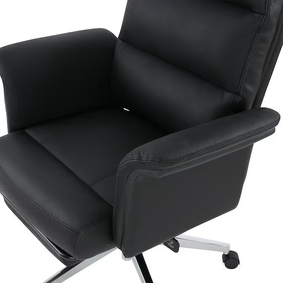 COMFORTCHAIR OC909 LEATHER BK