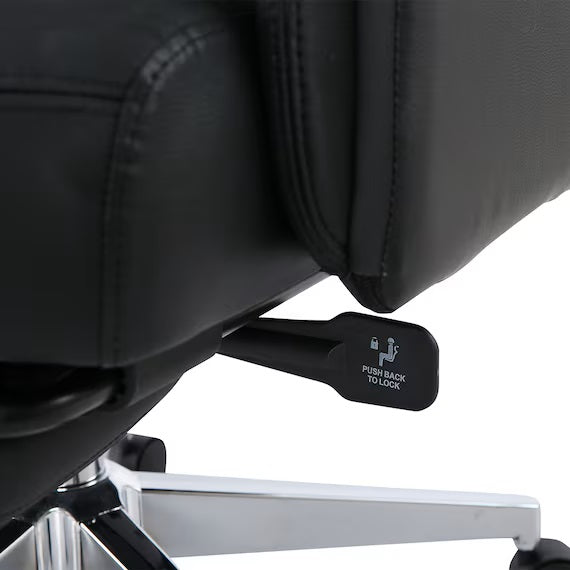 COMFORTCHAIR OC909 LEATHER BK