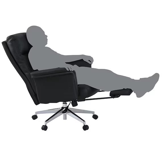COMFORTCHAIR OC909 LEATHER BK