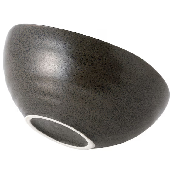 OVAL BOWL M BK MINOYAKI
