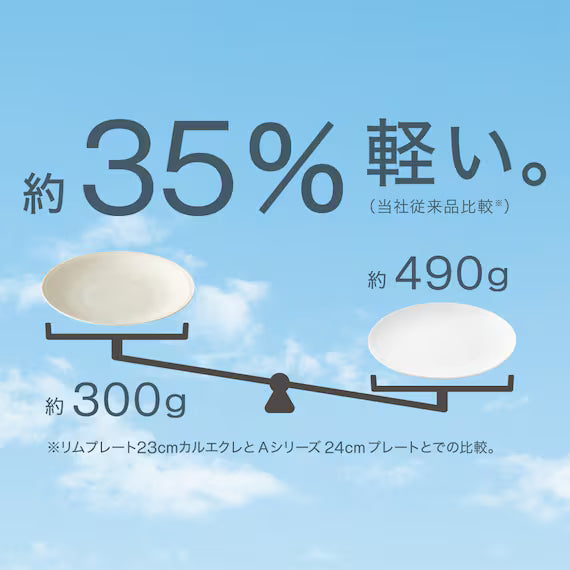 ULTRA LIGHTWEIGHT 22CM ROUND DEEP PLATE KARU:ECLE RIM PLATE IV