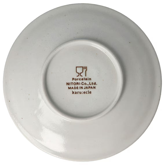 ULTRA LIGHTWEIGHT 18CM ROUND PLATE KARU:ECLE NISHOKUTOKUSA