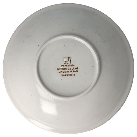 ULTRA LIGHTWEIGHT 22CM ROUND DEEP PLATE KARU:ECLE YACHIMUN