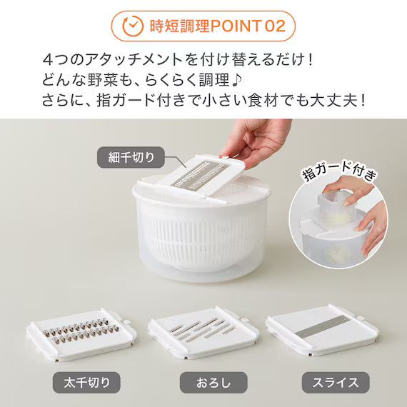 10-IN-1 VEGETABLE SLICER SPINNER SET KY026