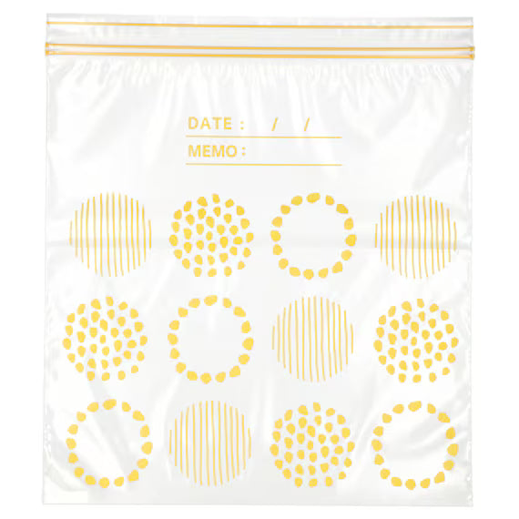 SET OF 2 FREEZERBAG DOUBLE ZIPPER  TW M25 L15