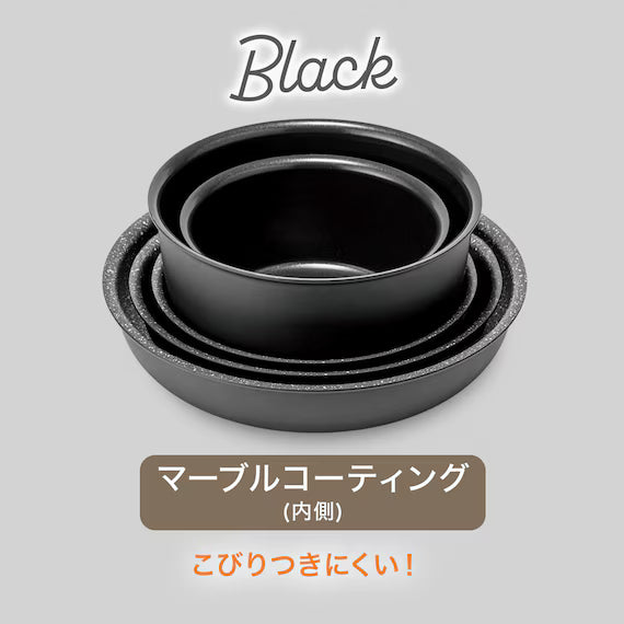 IH LIGHT FRYPAN 26CM BK TORERU3 KY046