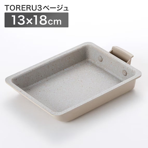 CHẢO CUỘN TRỨNG IH 13X18CM MÀU BE TORERU3 KY048