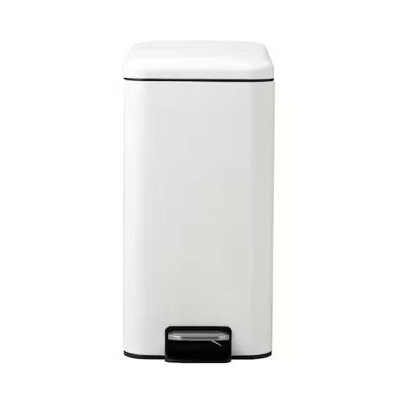 STEP TRASH CAN SLIM WITH SOFT-COLSE LID 20L WH