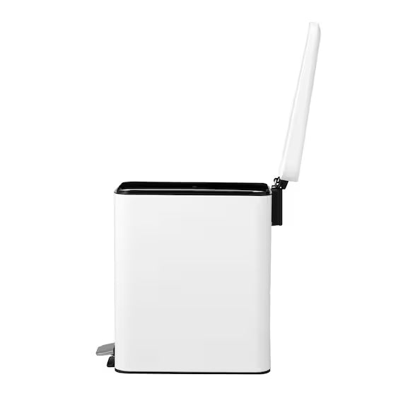 STEP TRASH CAN SLIM WITH SOFT-COLSE LID 20L WH