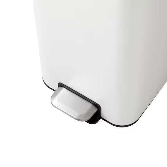 STEP TRASH CAN SLIM WITH SOFT-COLSE LID 20L WH