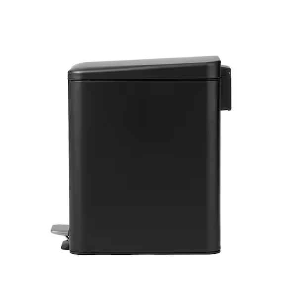 STEP TRASH CAN SLIM WITH SOFT-COLSE LID 20L BK