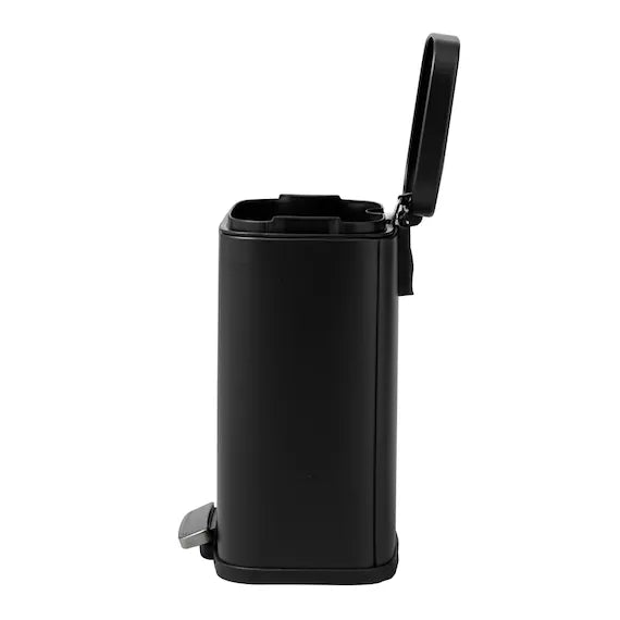 RECTANGLE SOFT-CLOSE TRASH CAN H8-5L BK