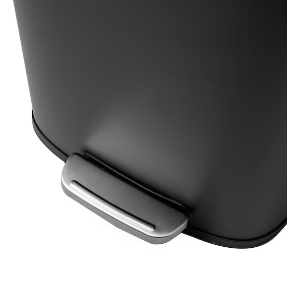 RECTANGLE SOFT-CLOSE TRASH CAN H8-12L BK