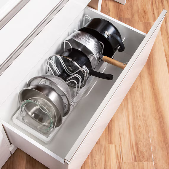 EXPANDABLE POT AND PAN ORGANIZER FOR CABINET MG-4686