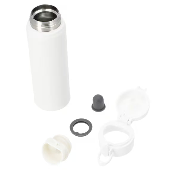 BÌNH INOX MỞ 1 CHẠM AOW-500 MÀU TRẮNG