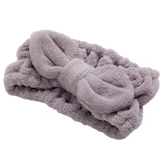 BĂNG ĐÔ NỈ HÌNH NƠ MÀU TÍM IW24