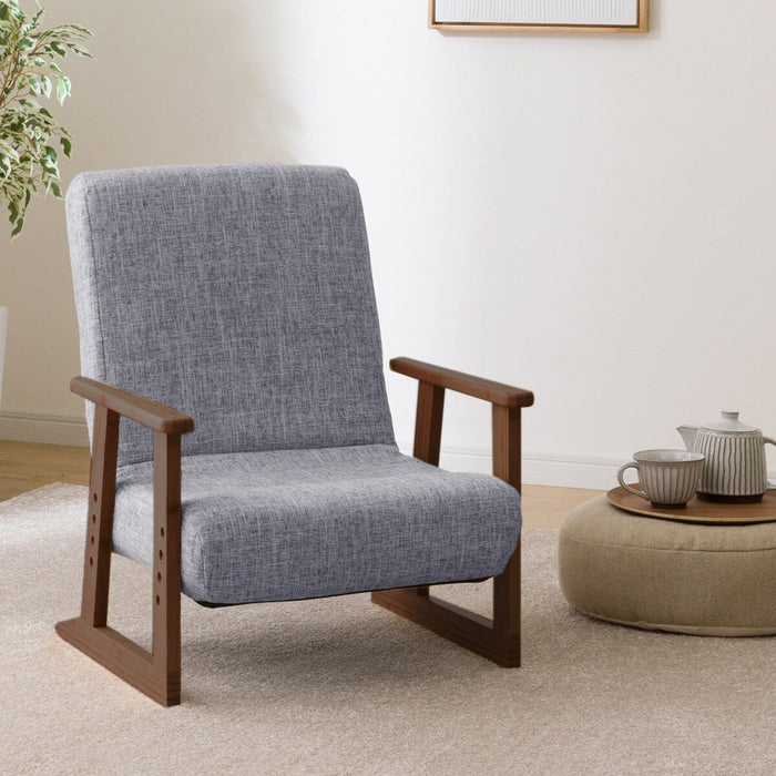 JAPANESE FLOOR CHAIR JC-E03 GY/BR