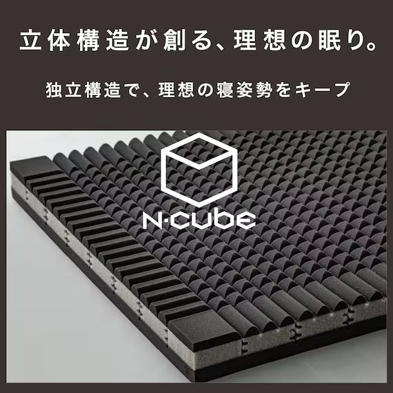 3 LAYER URETHANE MATTRESS N-CUBE 3 D