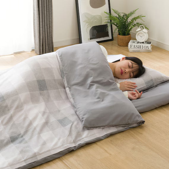 BỘ CHĂN NỆM FUTON 8 MÓN CK/GY S2501 D