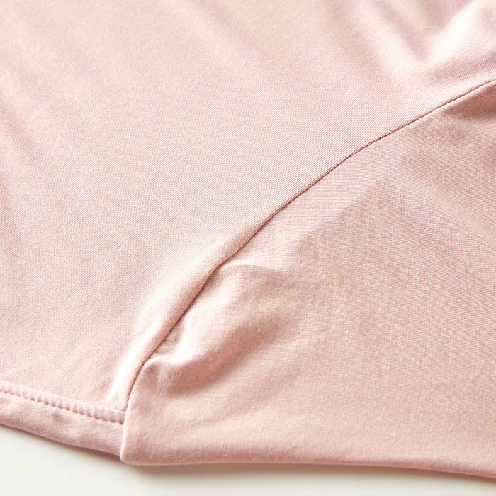 ÁO THUN NỮ MODAL CỔ TRÒN TAY NGẮN MÀU HỒNG SIZE M