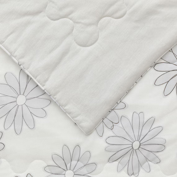REVERSIBLE COMFORTER N COOL SP S2509 FLOWER GY D