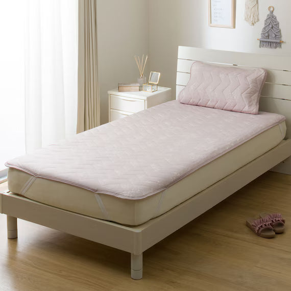 REVERSIBLE PADDED SHEET TOPPER N COOL WSP S2511 FLOWER RO K