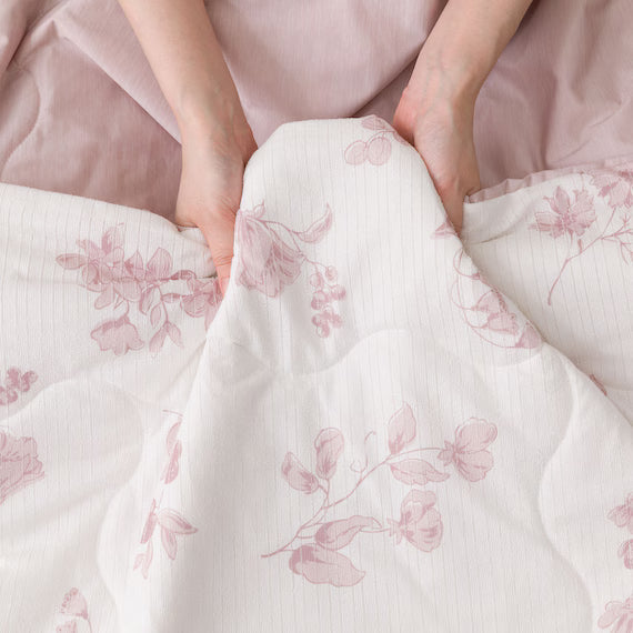 REVERSIBLE COMFORTER N COOL WSP S2511 FLOWER RO D