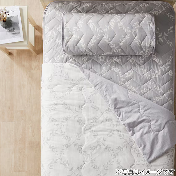 REVERSIBLE PADDED SHEET TOPPER N COOL WSP S2514 LEAF Q