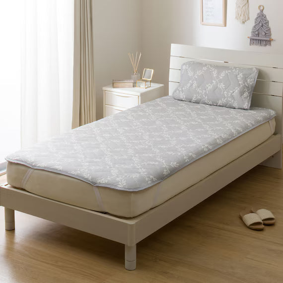 REVERSIBLE PADDED SHEET TOPPER N COOL WSP S2514 LEAF K