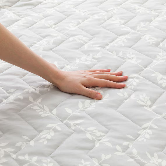 REVERSIBLE PADDED SHEET TOPPER N COOL WSP S2514 LEAF Q