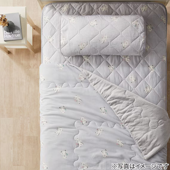 REVERSIBLE PADDED PILLOW TOPPER N COOL SP S2509 FLOWER GY
