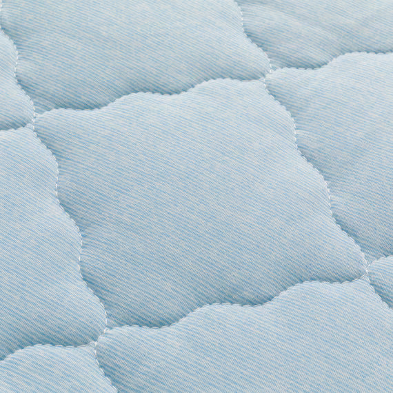 REVERSIBLE PADDED SHEET TOPPER N COOL Q BL S2501
