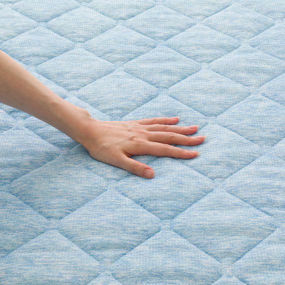 REVERSIBLE PADDED SHEET TOPPER N COOL SP Q BL S2502