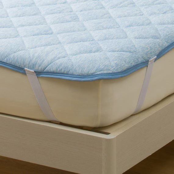 REVERSIBLE PADDED SHEET TOPPER N COOL SP Q BL S2502