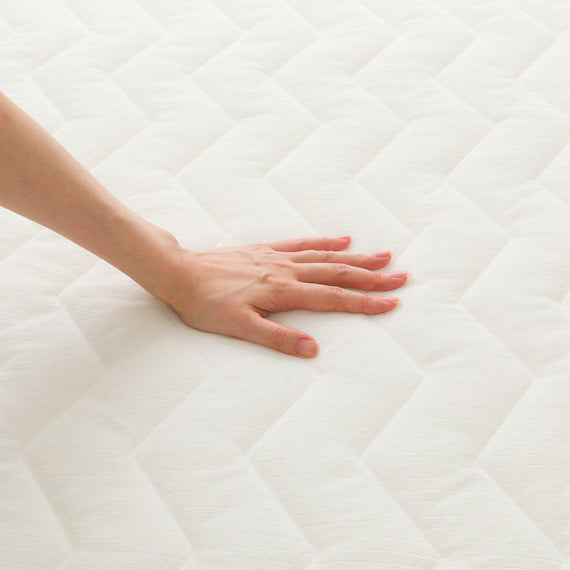 REVERSIBLE PADDED SHEET TOPPER N COOL WSP Q WH S2503