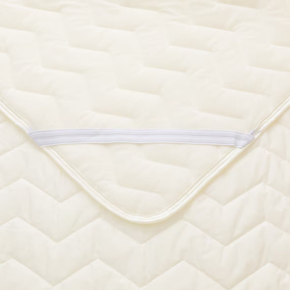 REVERSIBLE PADDED SHEET TOPPER N COOL WSP Q WH S2503