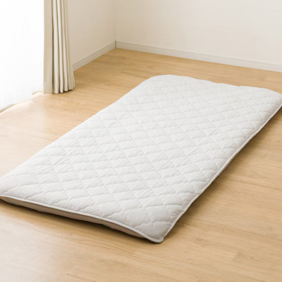 REVERSIBLE FITTED SHEET TOPPER N COOL S GY S2501