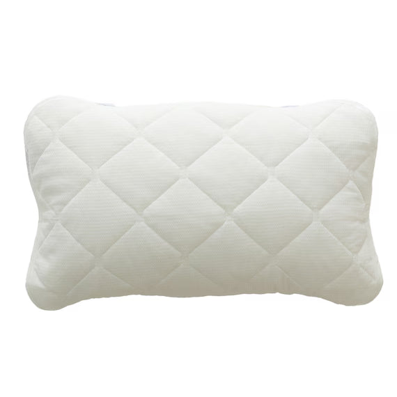 REVERSIBLE PADDED PILLOW TOPPER N COOL SP WH S2502