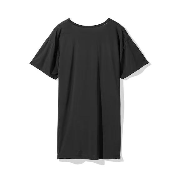 ÁO THUN NAM CỔ TIM LƯỚI LÀM MÁT MÀU ĐEN SIZE M