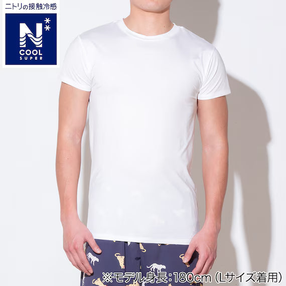MENS SUPER COOL CREWNECK TSHIRTNE WH LL